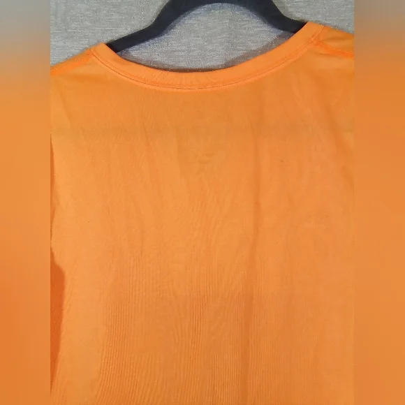 Nike Dri-Fit Neon Orange Tee Shirt! Size Large - Picture 4 of 5